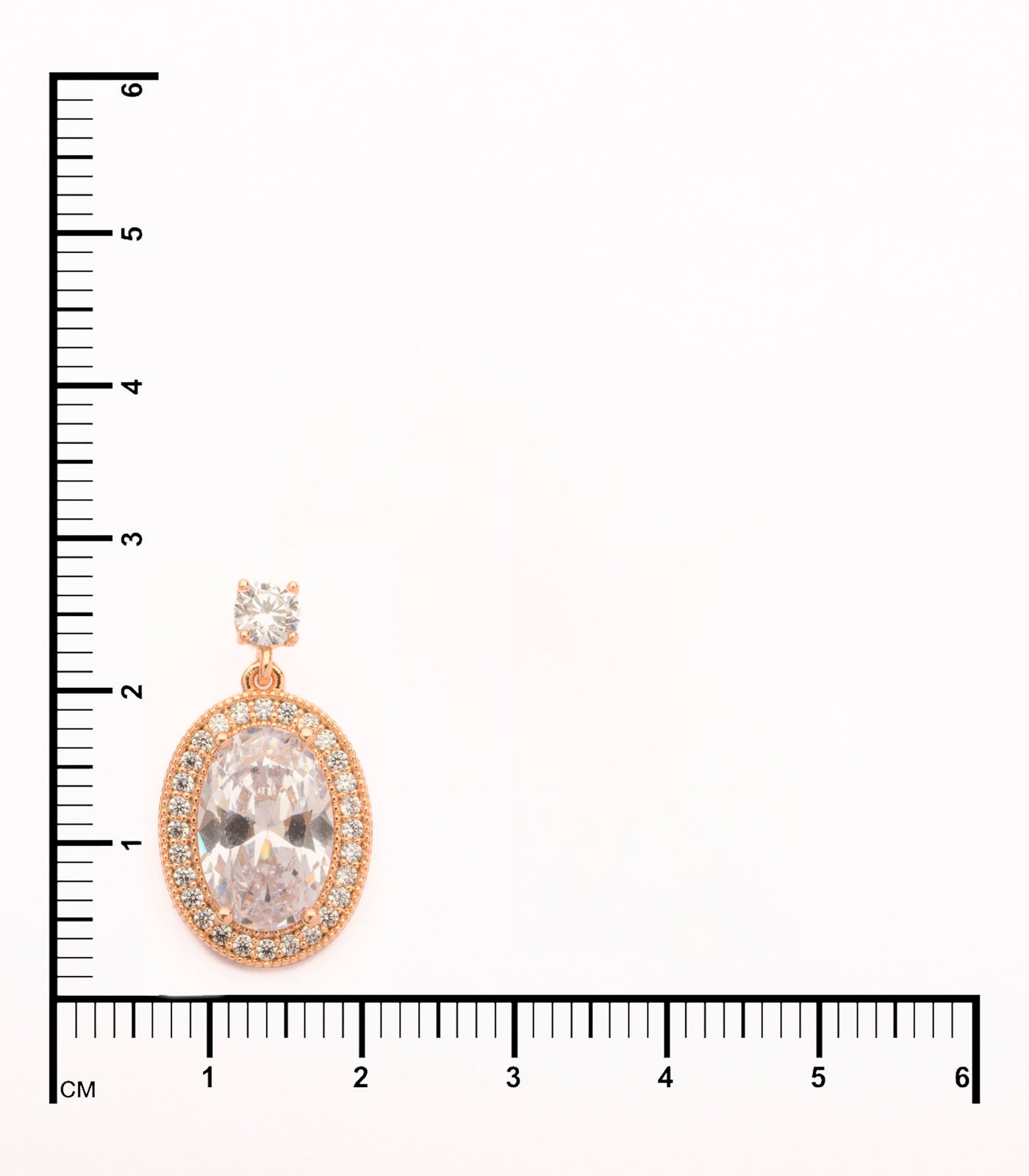 Crystal Oval Drops - Saadhgi Collection