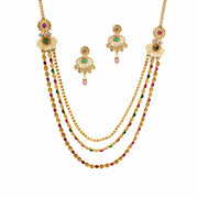 Kundali Triple-Layer Necklace Set