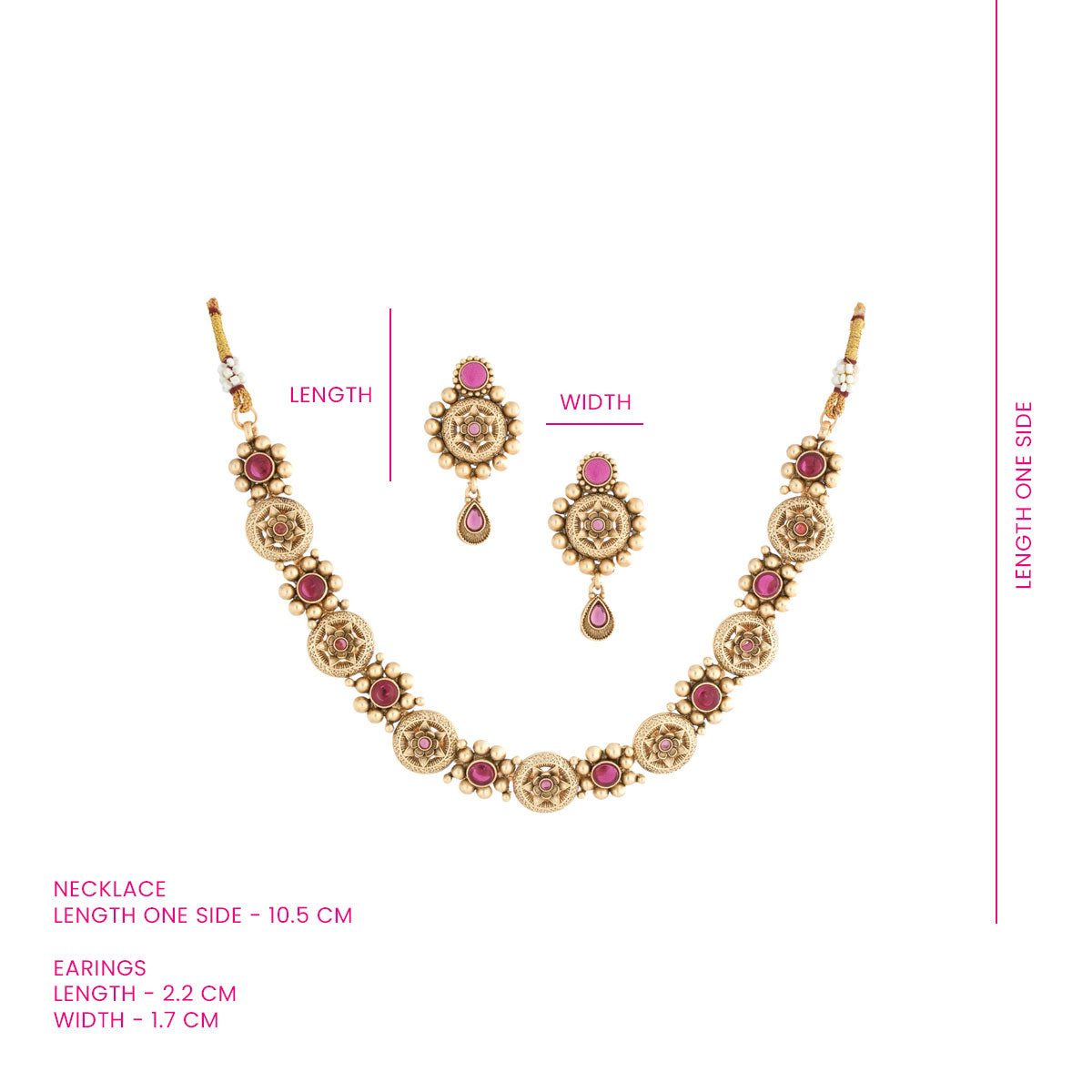 Ruby Radiance Necklace Set