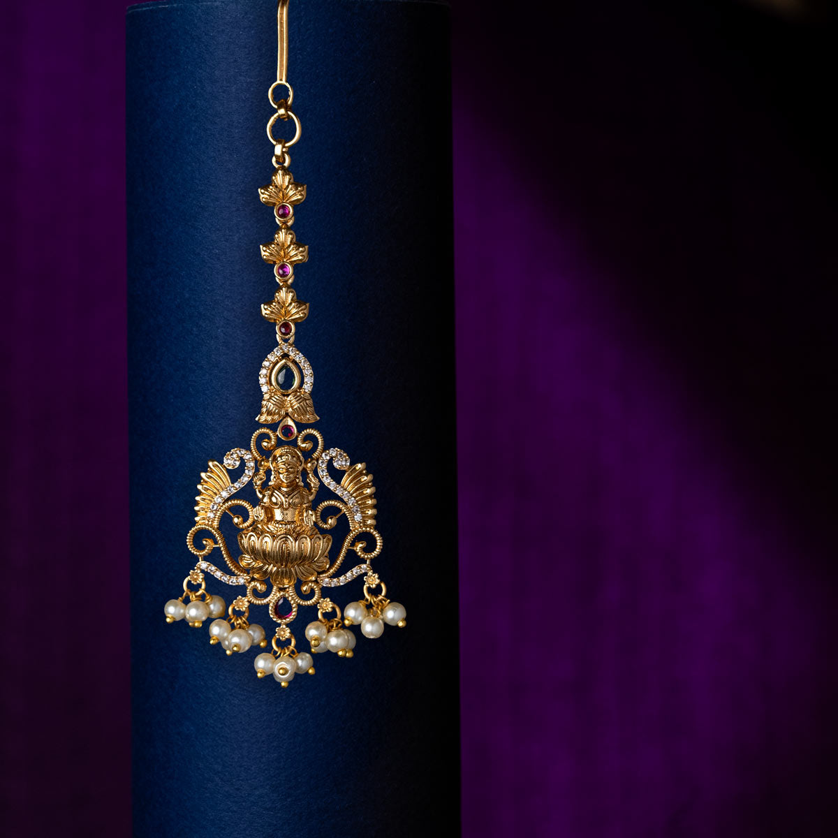 Lakshmi Peacock Maang Tikka