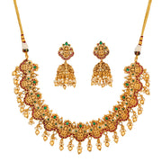 Royal Temple Design Bridal Choker Set