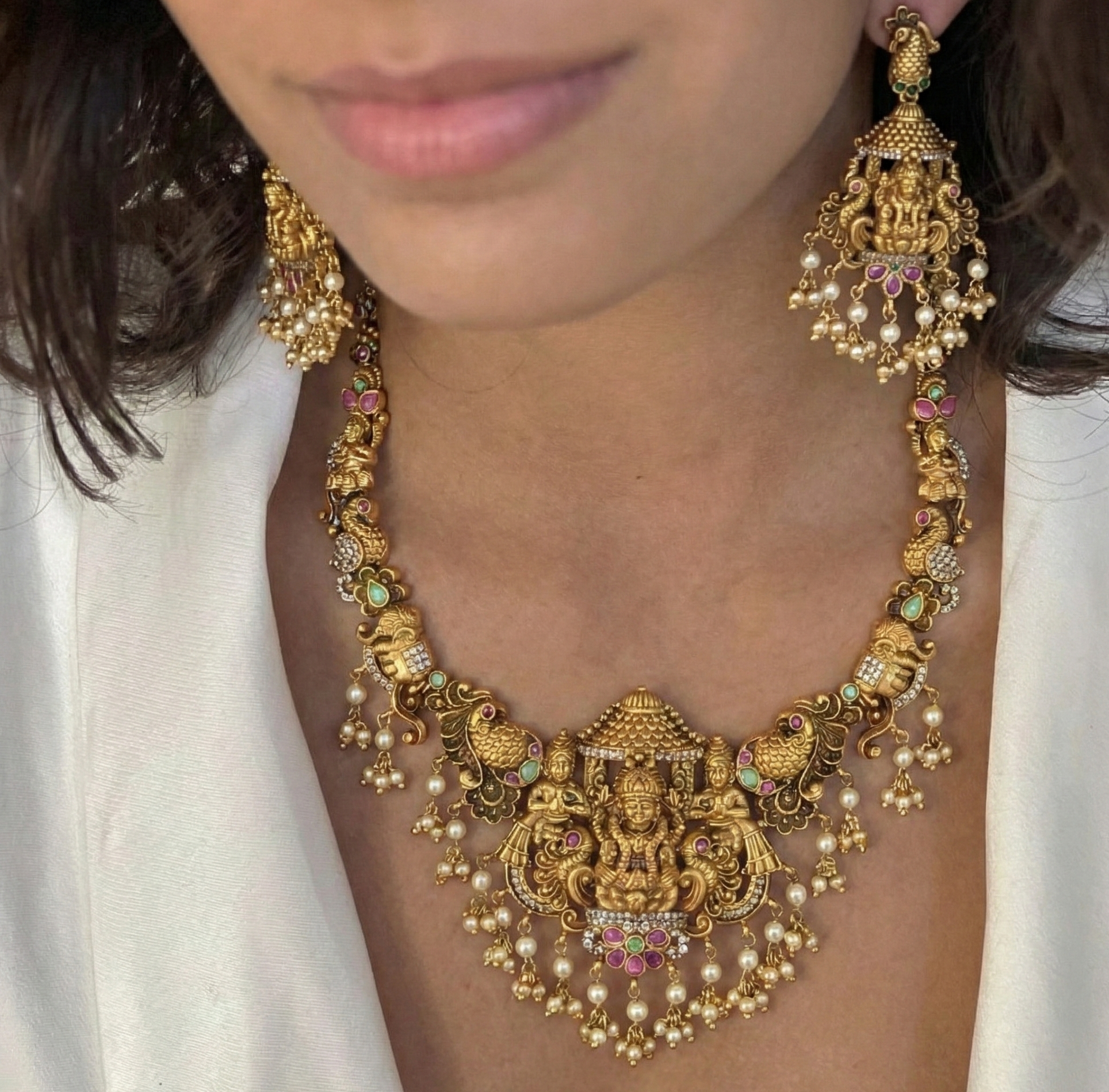 Lakshmi Heritage Choker Necklace Set