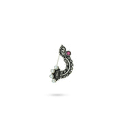 Peacock Feather Nath - Clip on