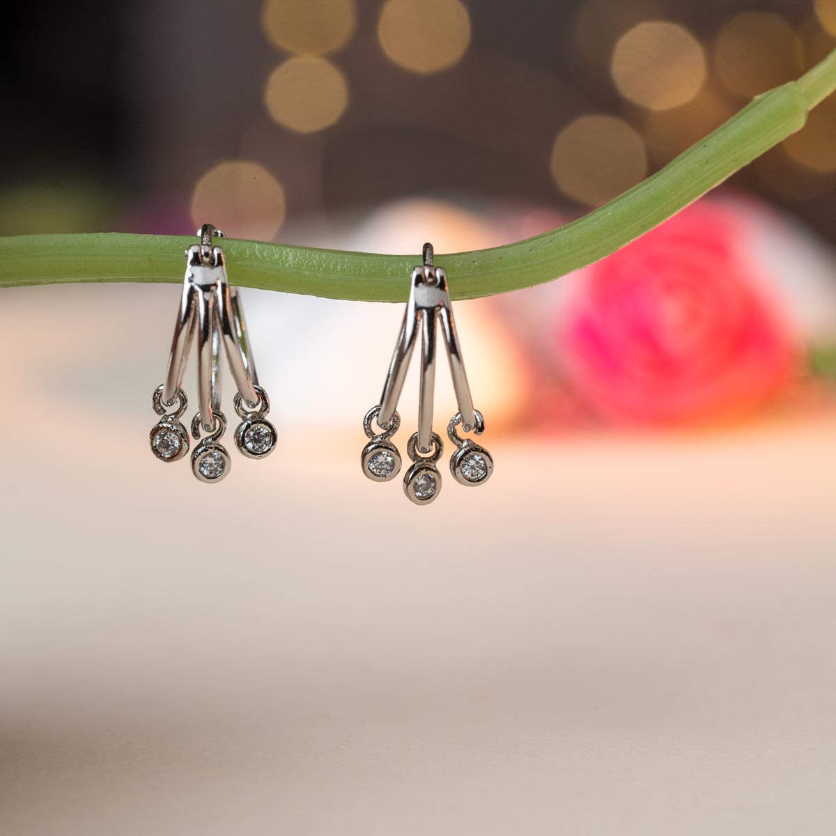 Trilokh Hoop Earring