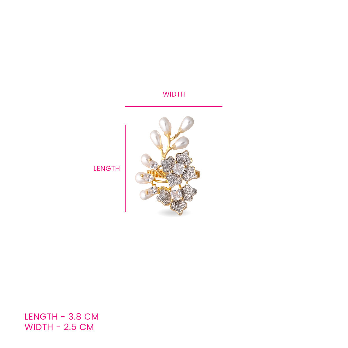 Madhavi Finger Ring