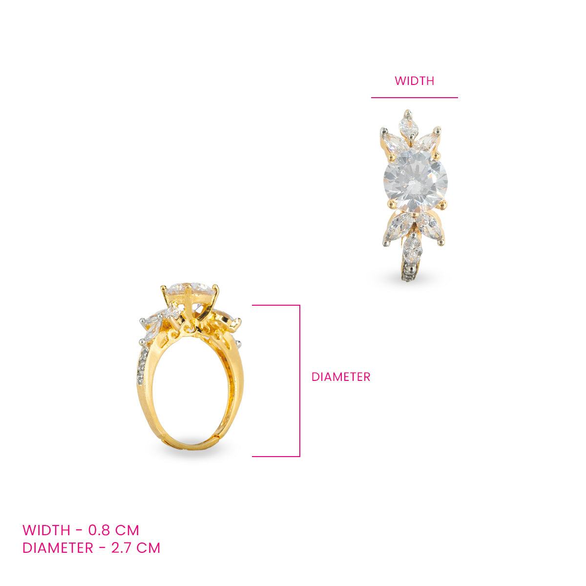 Yuvika Finger Ring