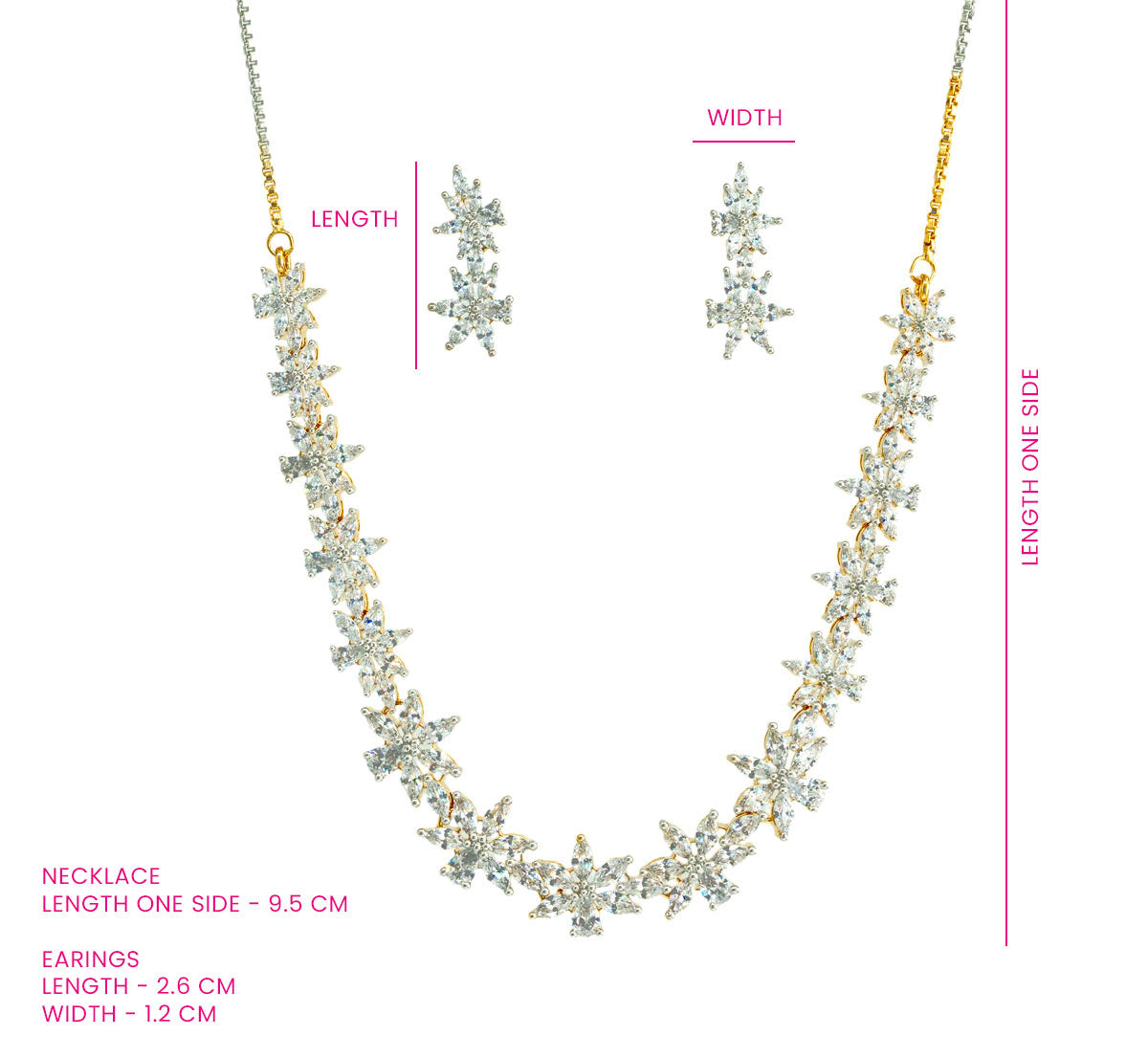 Starlight Cascade Necklace Set