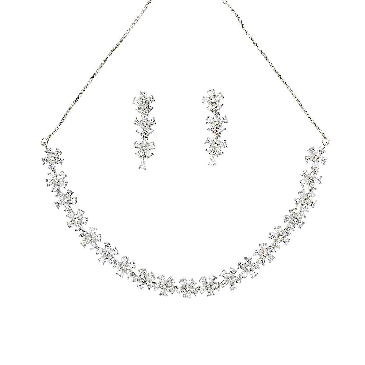 Sparkling Garland Necklace Set