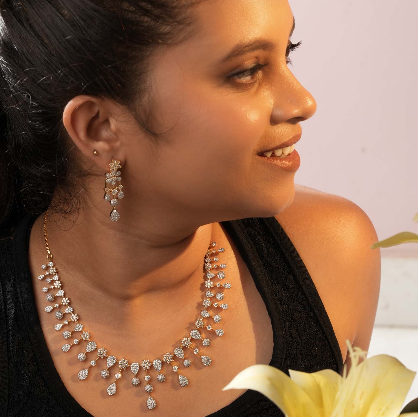 Celestial Dewdrop Necklace Set