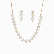 Floral Cascade Necklace Set