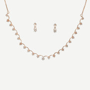Rose Wave Necklace Set