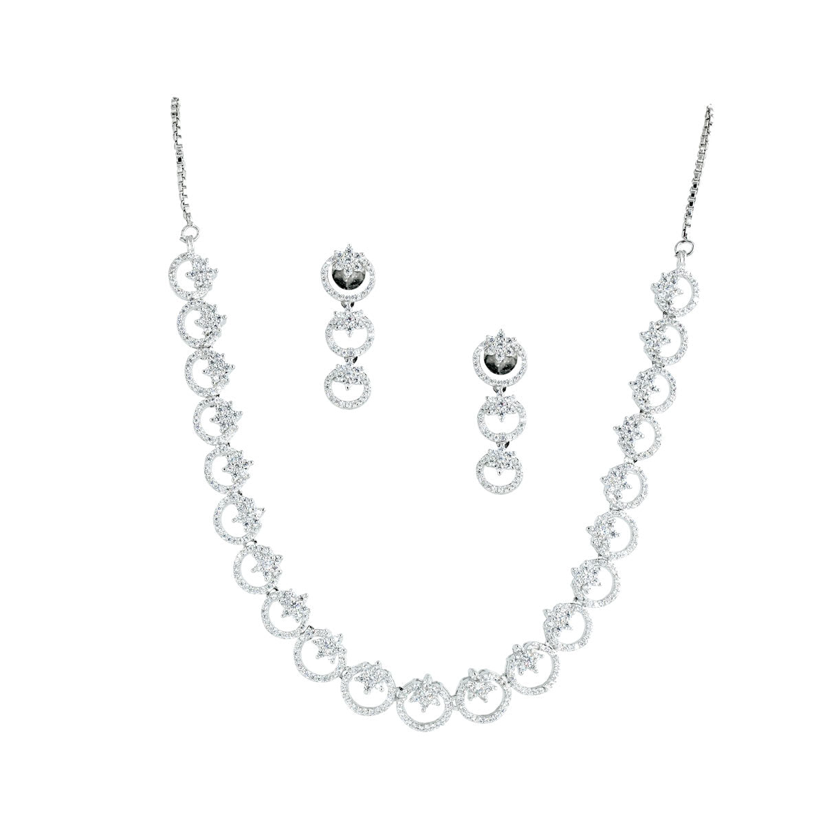 Crescent Elegance Necklace Set