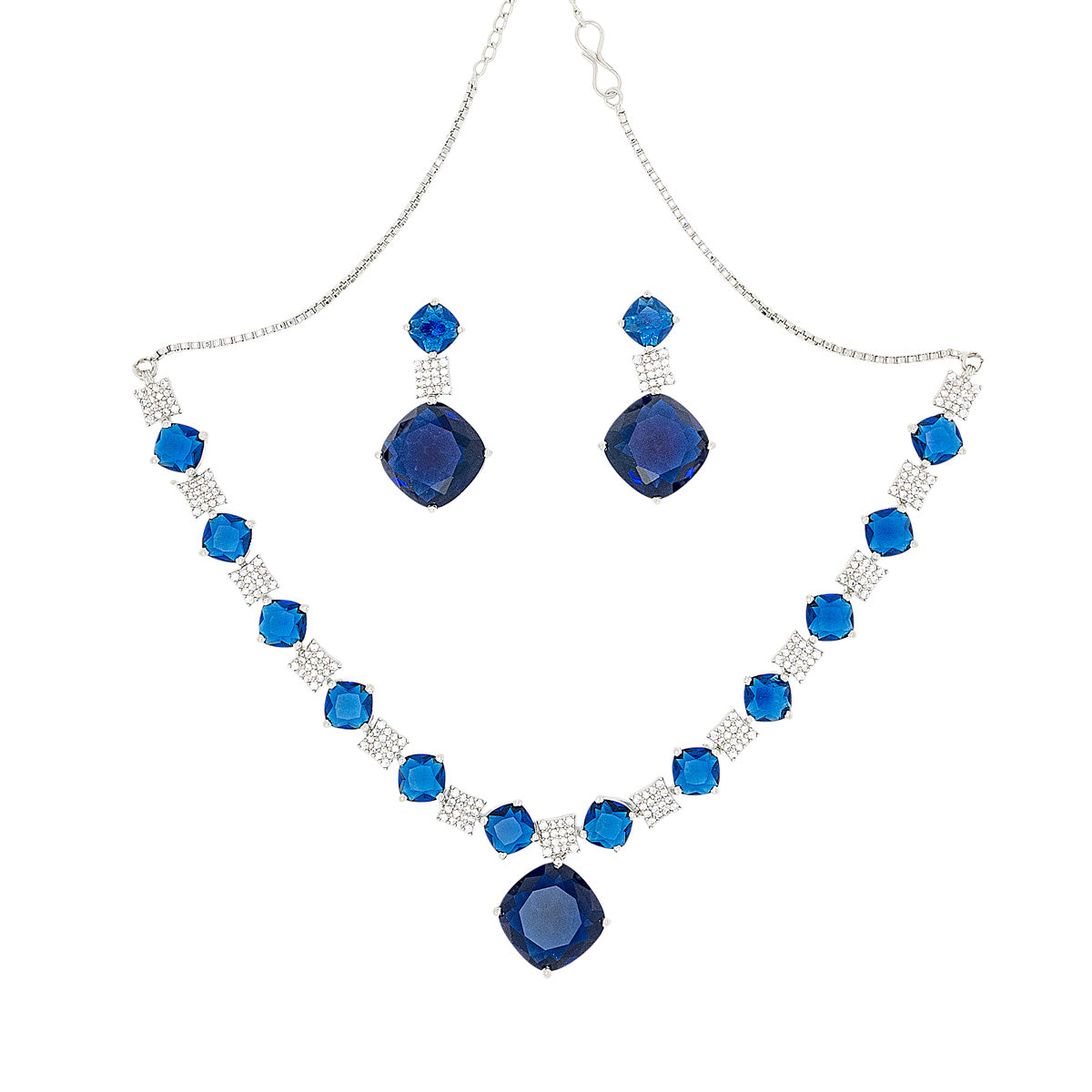 Royal Blue Radiance Necklace Set