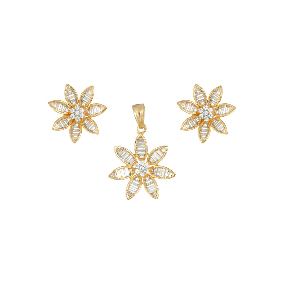 Sparkling Rangoli Pendant Set