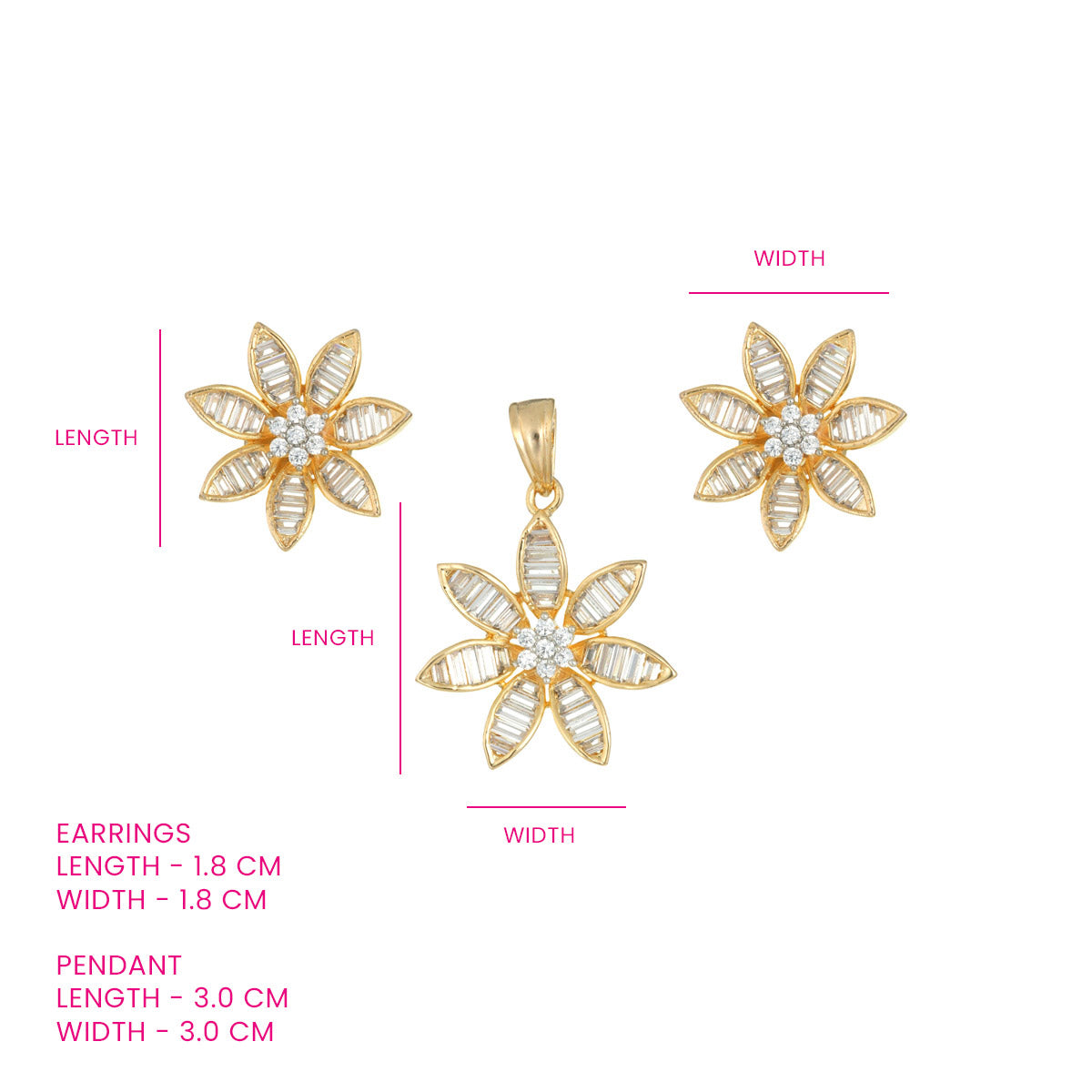 Sparkling Rangoli Pendant Set