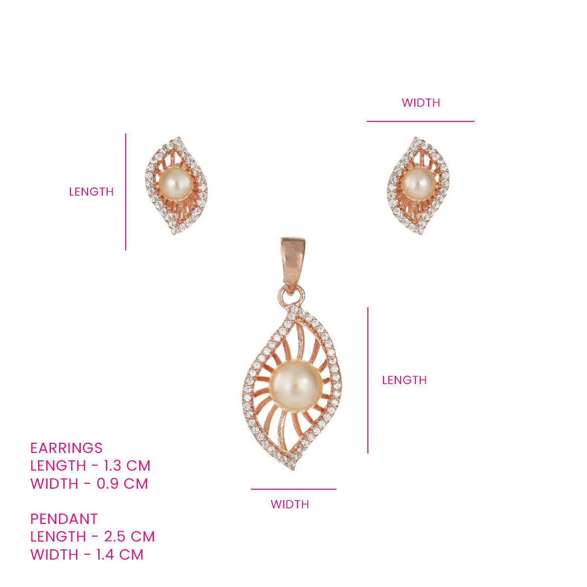Radiant Pearl Pendant Set