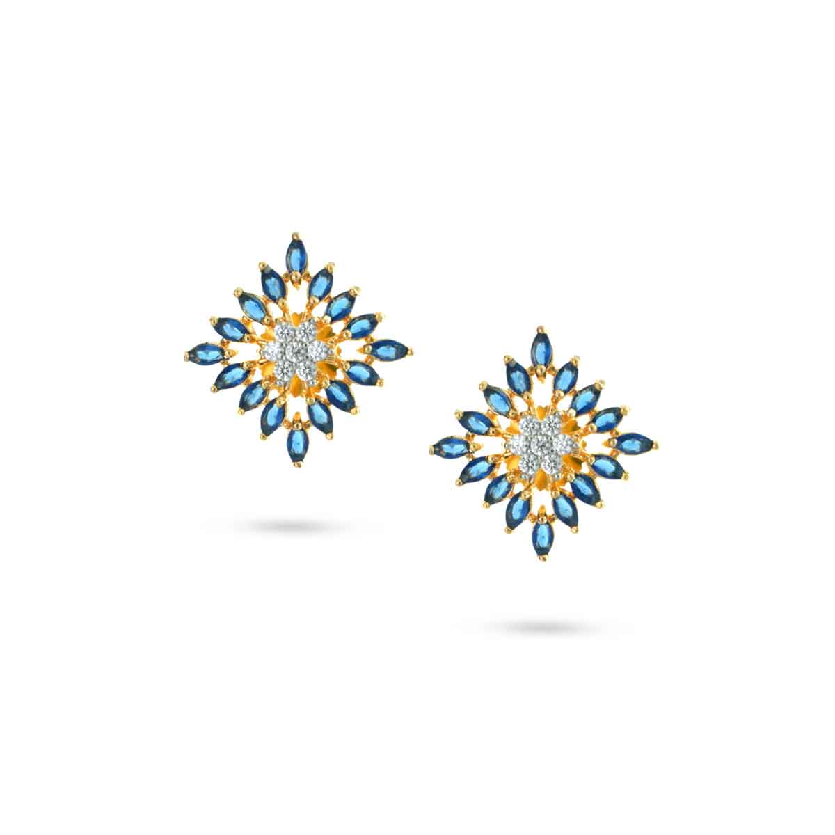 Blue Bloom Studs