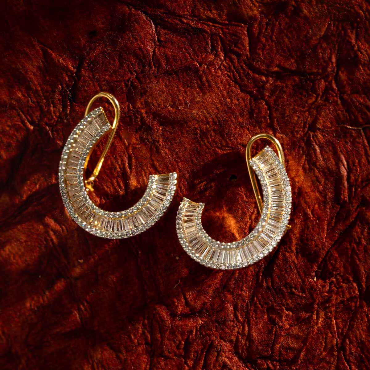 Chandrika Gold Radiance Hoops