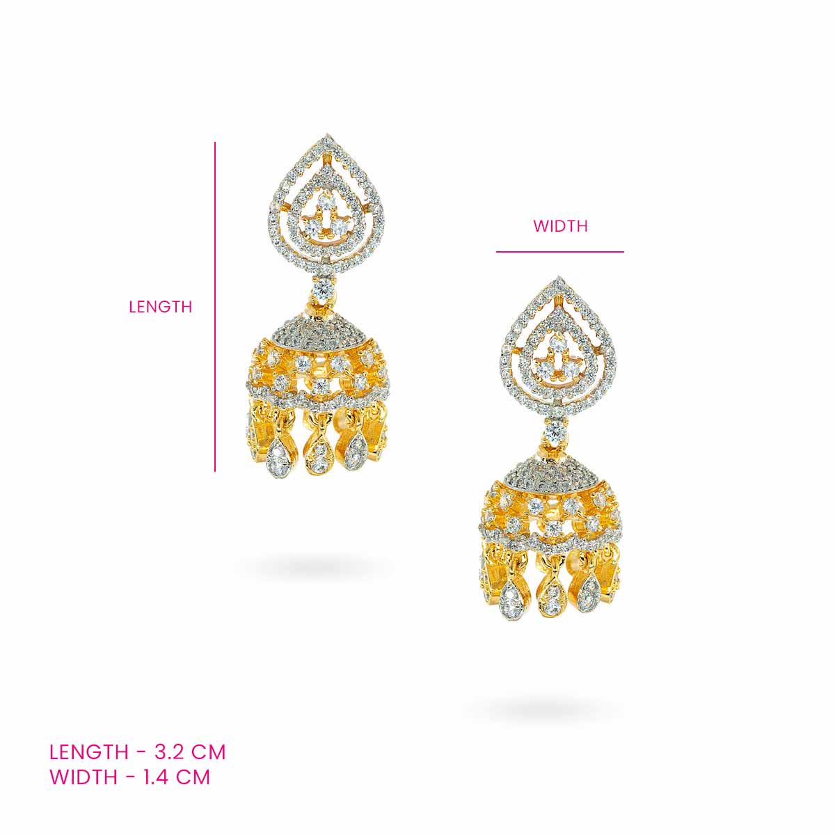 Swarna Jhumka Earrings