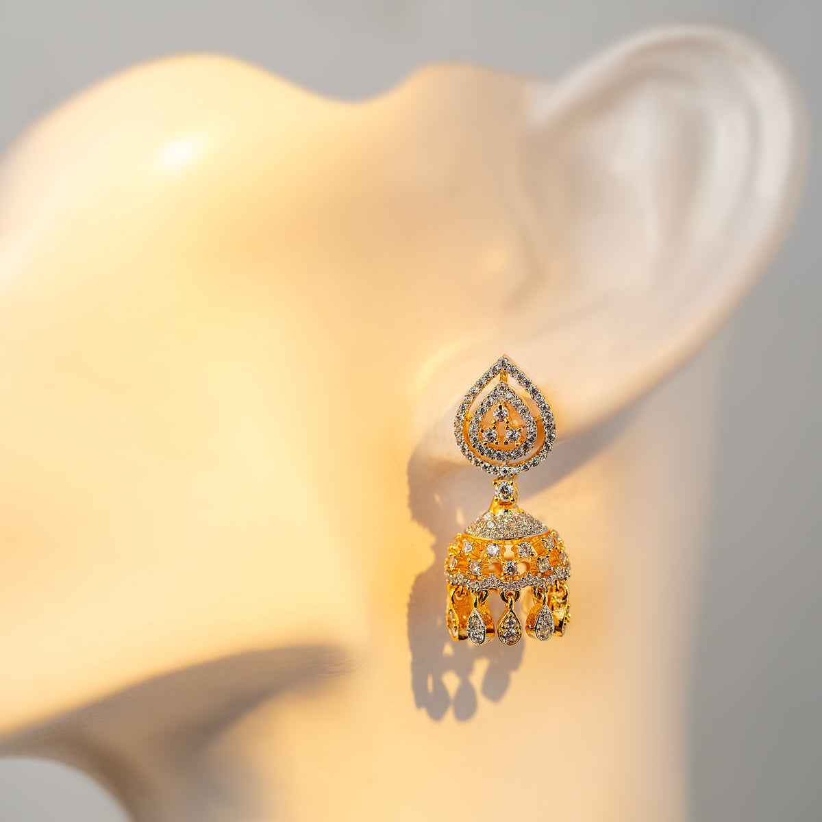 Swarna Jhumka Earrings