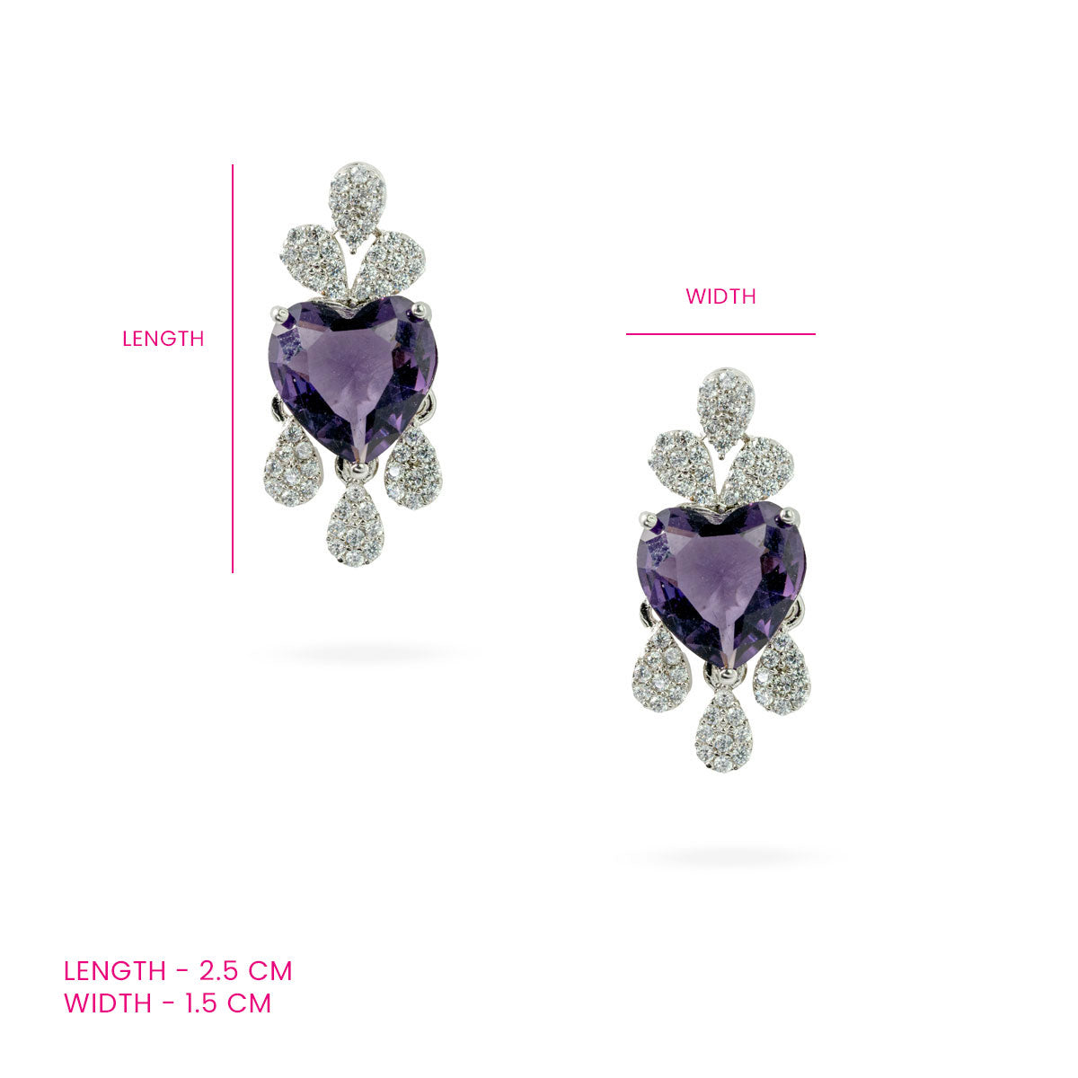 Amrita Heart Earrings