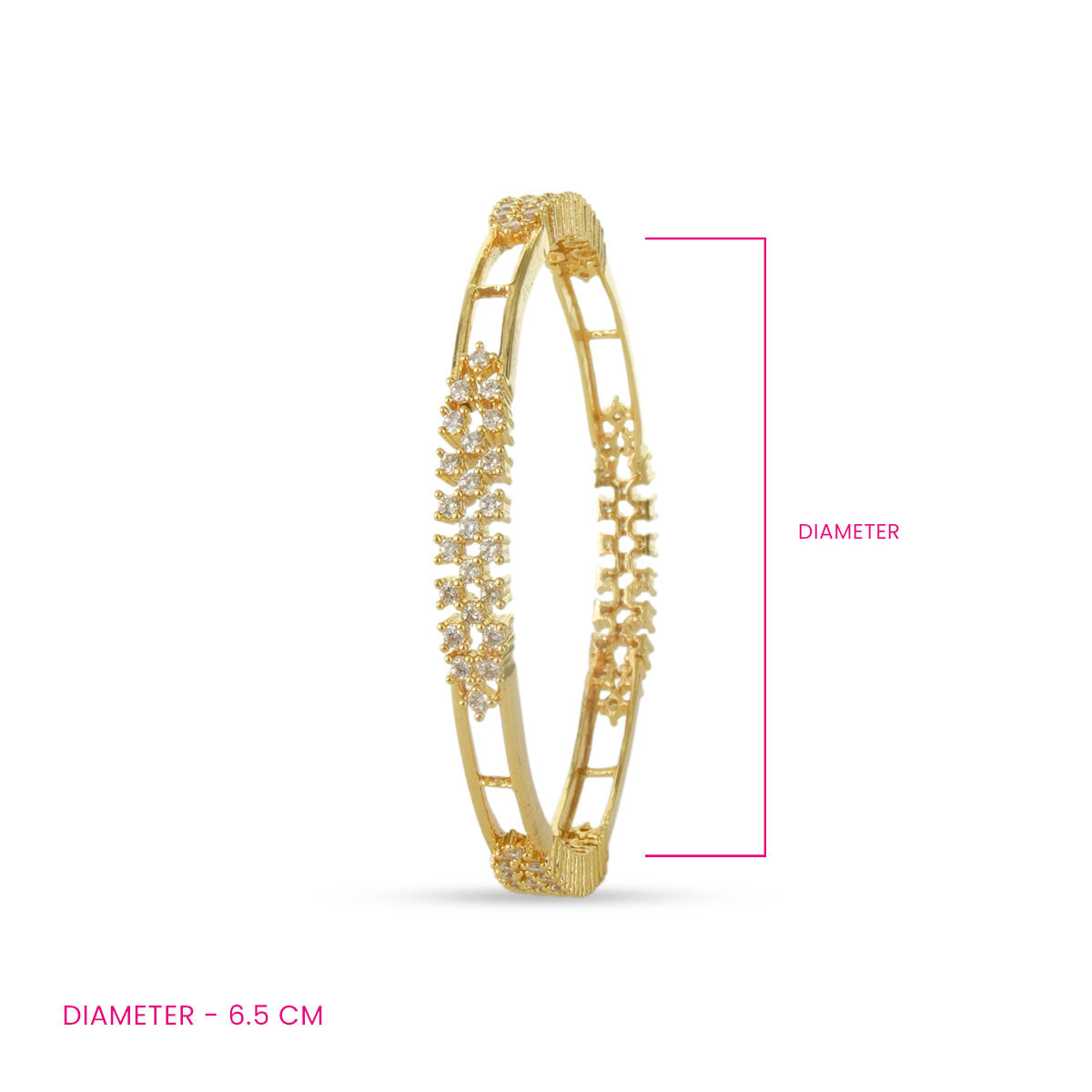 Elegant Gold Bangle - Single Bangle