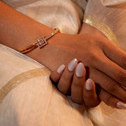 Elegant Square Stone Kada