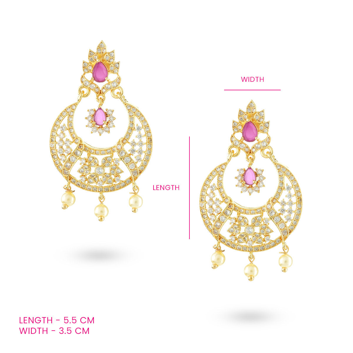 Kusum Chandbali Earrings