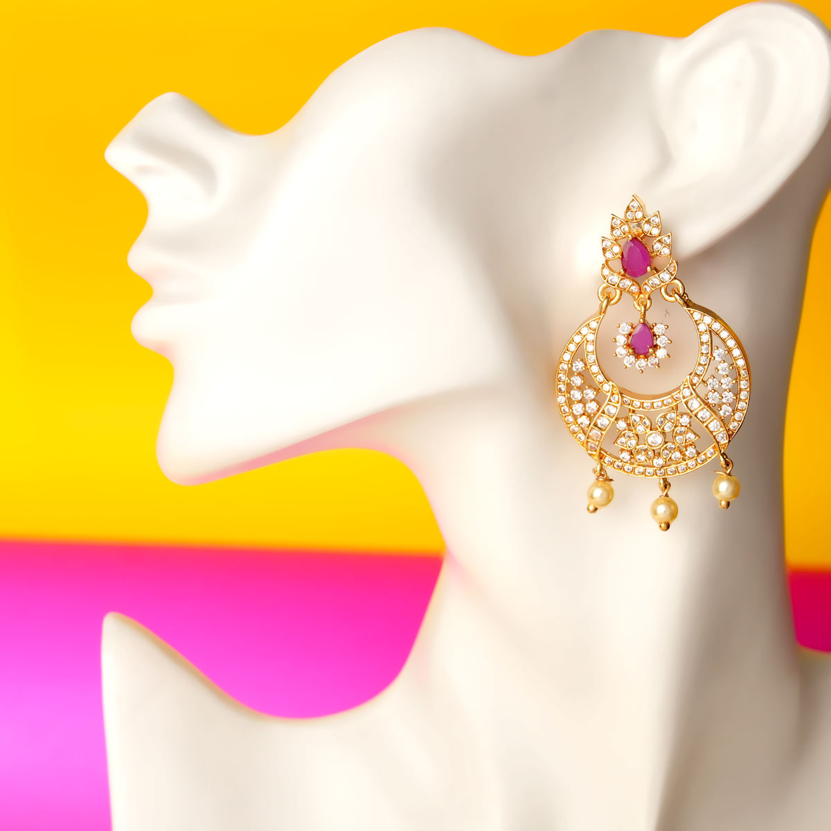Kusum Chandbali Earrings
