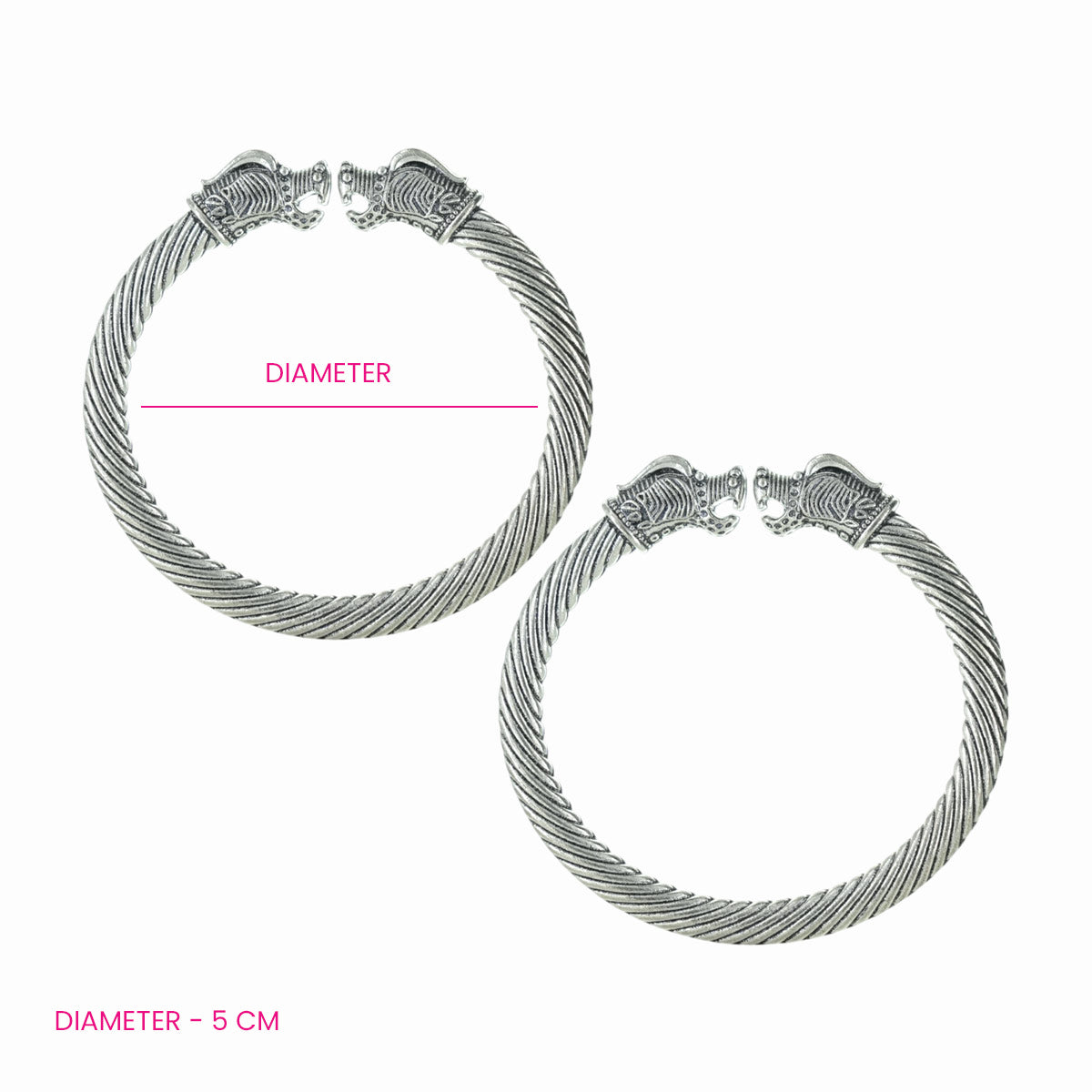 Airavati Twisted Bangles (Set of 2)