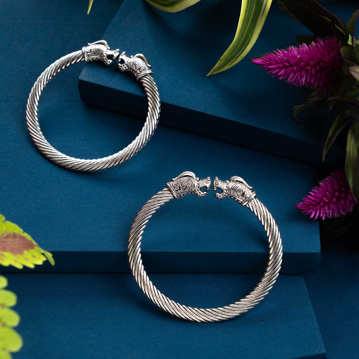 Airavati Twisted Bangles (Set of 2)