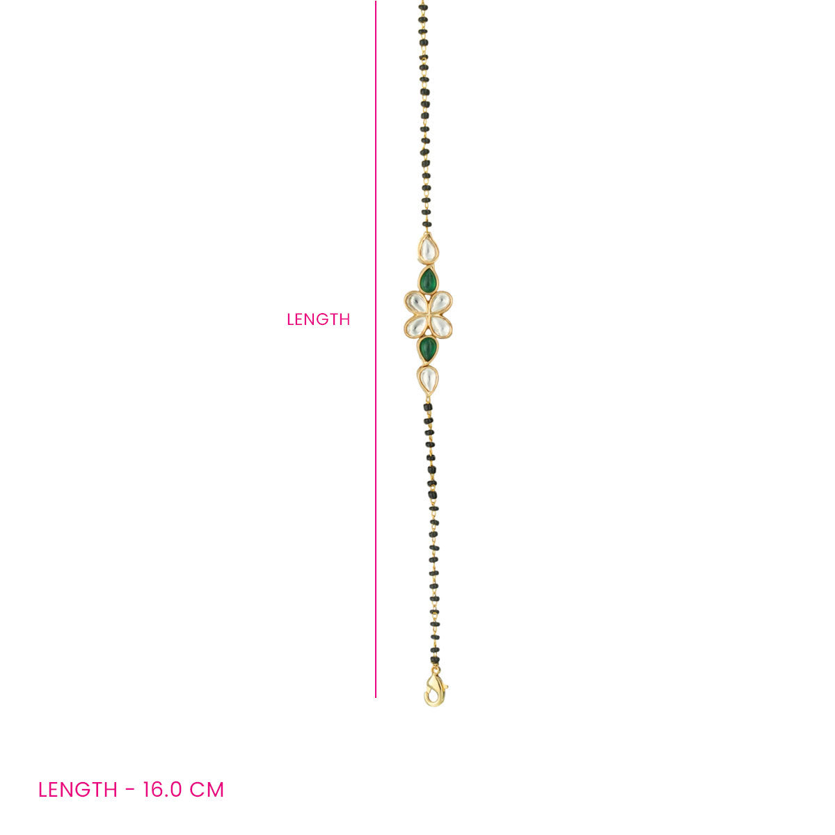 Emerald Aura Hand Mangalsutra