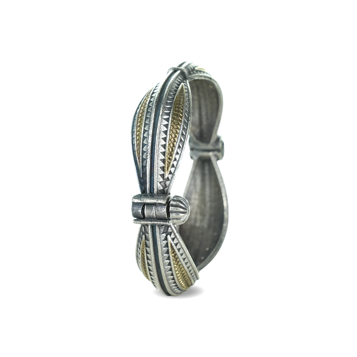 Oxidised Handmade Adjustable Kada - Single Kada