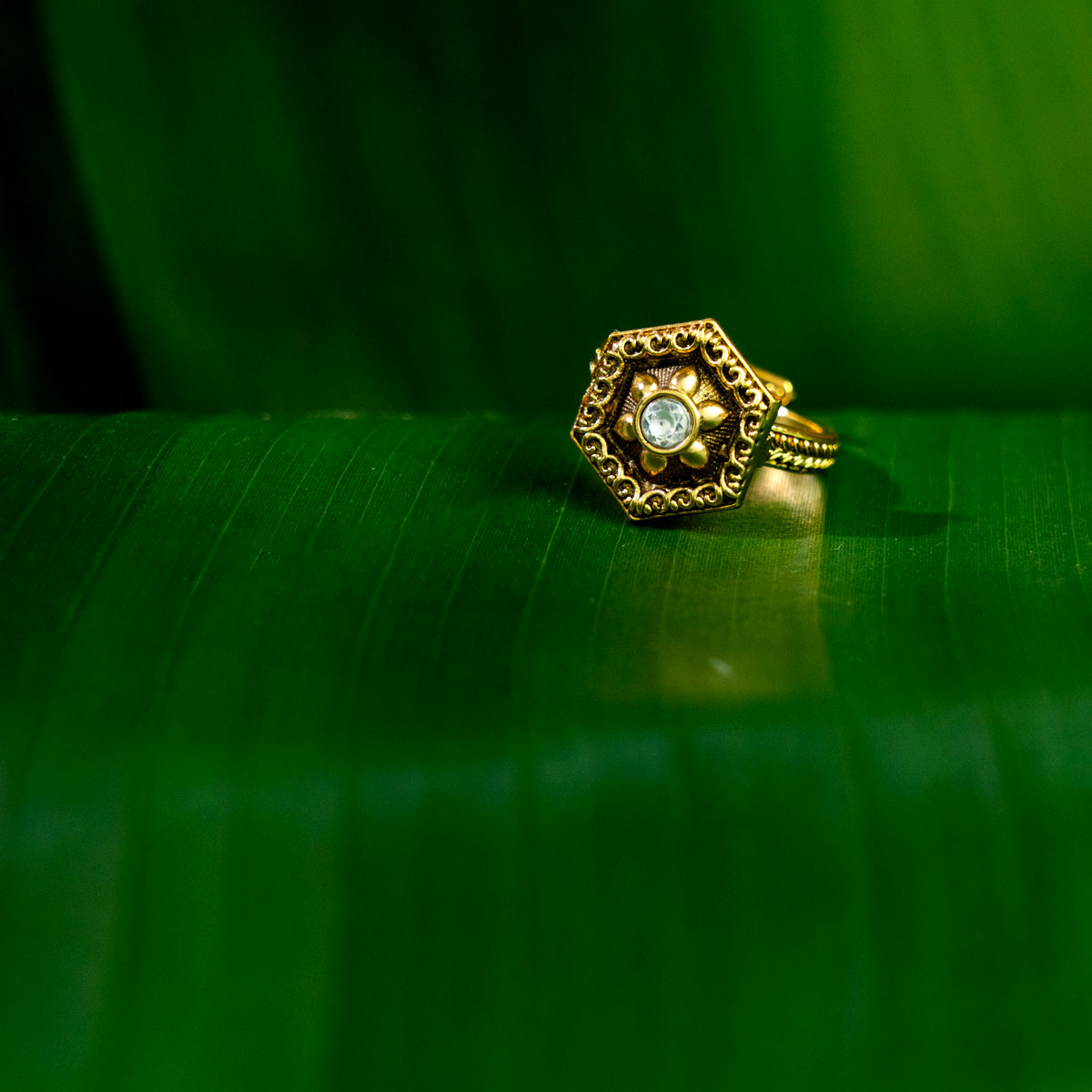 Noor Antique Statement Ring