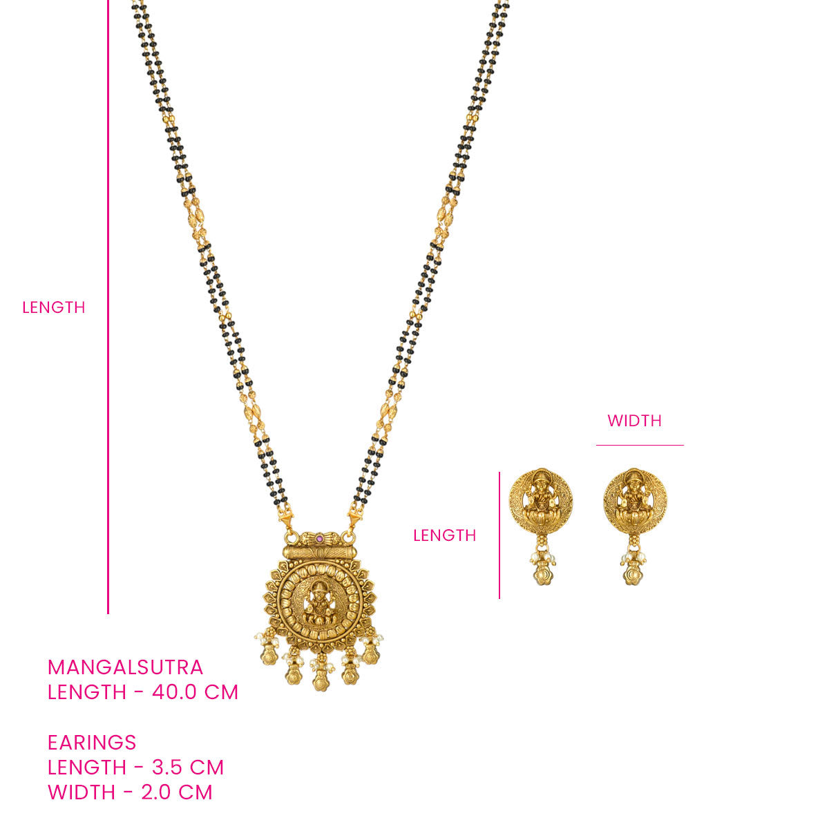 Sri Lakshmi Temple Mangalsutra Set