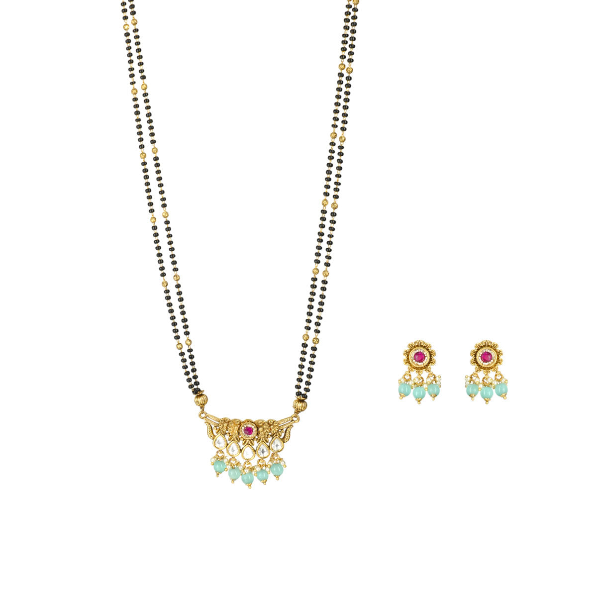 Saanvi Kundan Mangalsutra Set