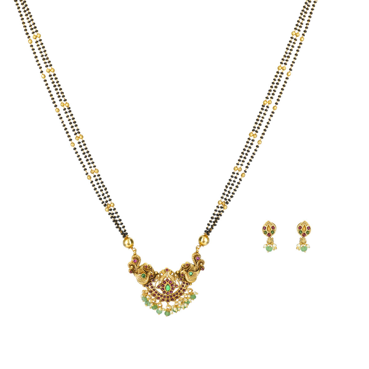 Mayurika Kundan Mangalsutra Set