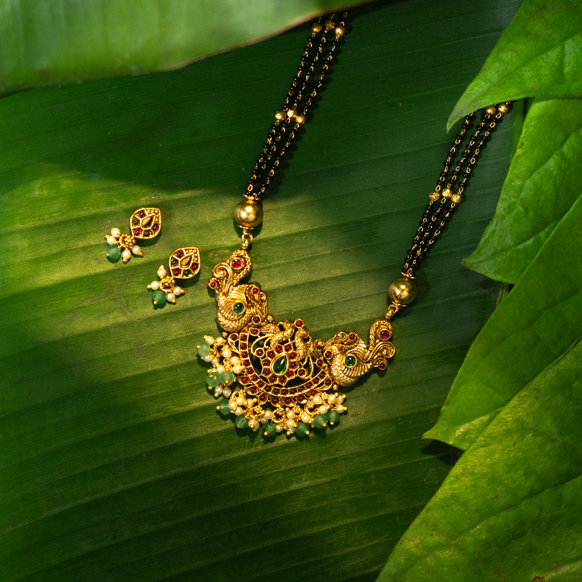 Mayurika Kundan Mangalsutra Set