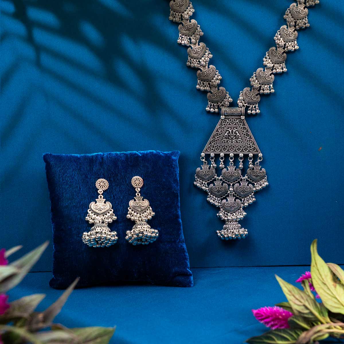Padmini Oxidised Necklace Set
