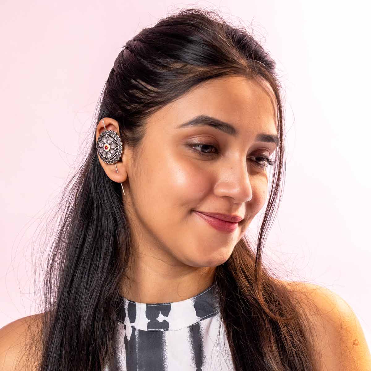 Antique Floral Earcuff