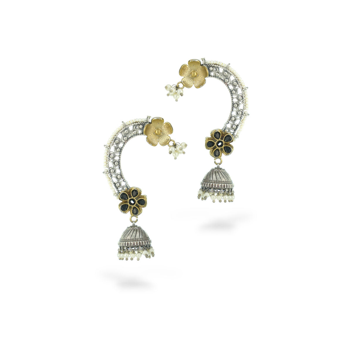 Chaand Gul Jhumka Earrings