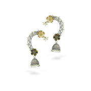 Chaand Gul Jhumka Earrings