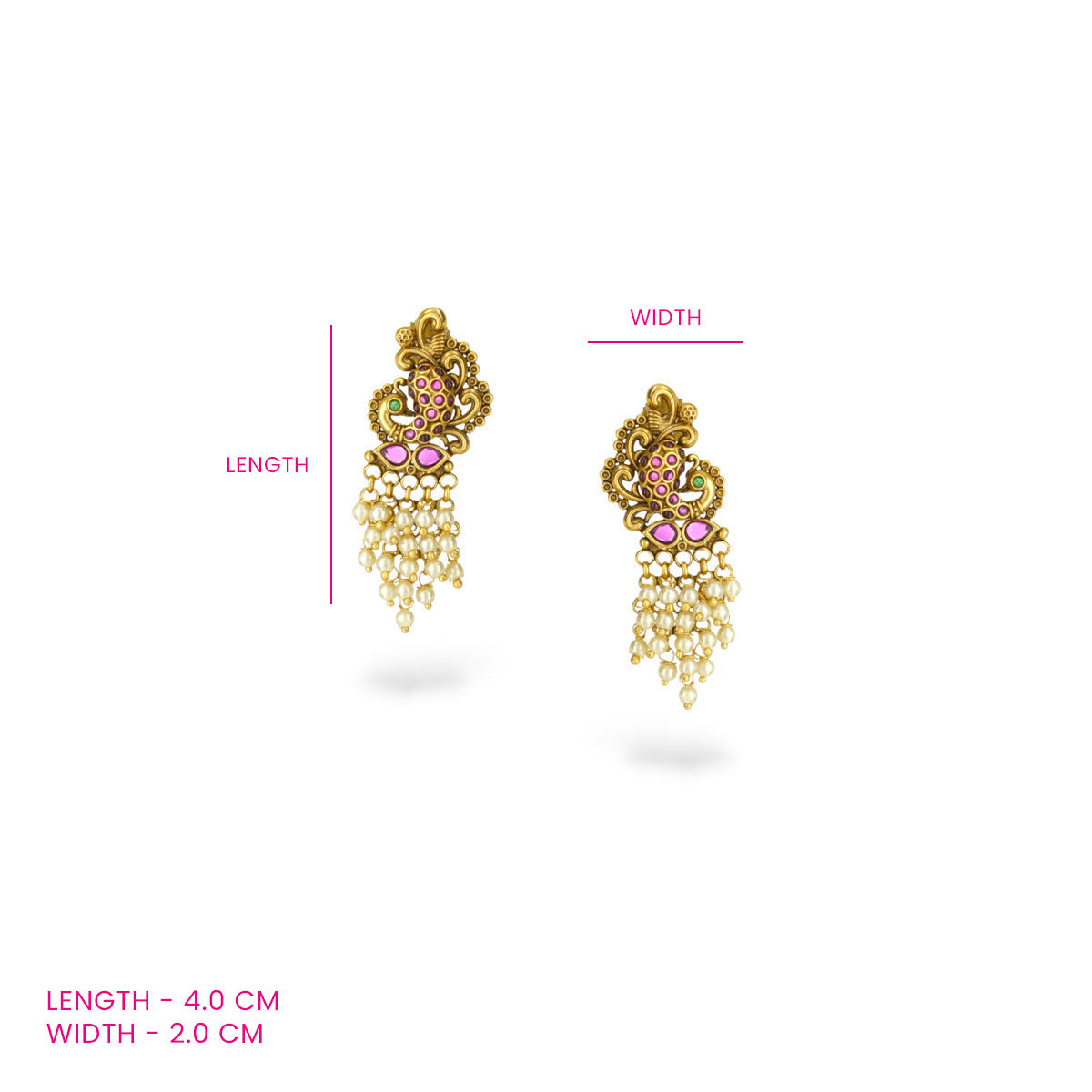 Morika Pearl Tassel Earrings