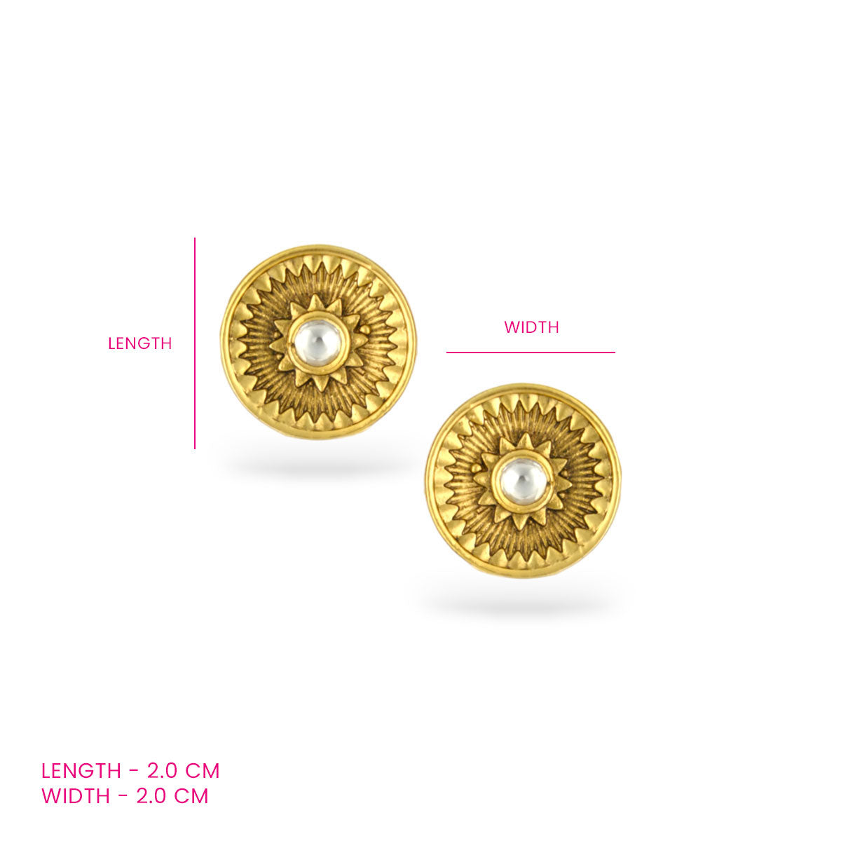 Sunburst Stud Earrings