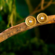 Sunburst Stud Earrings