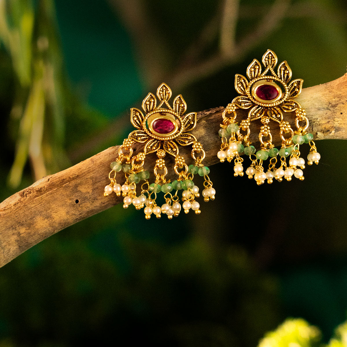 Gulposh Pearl Drop Earrings