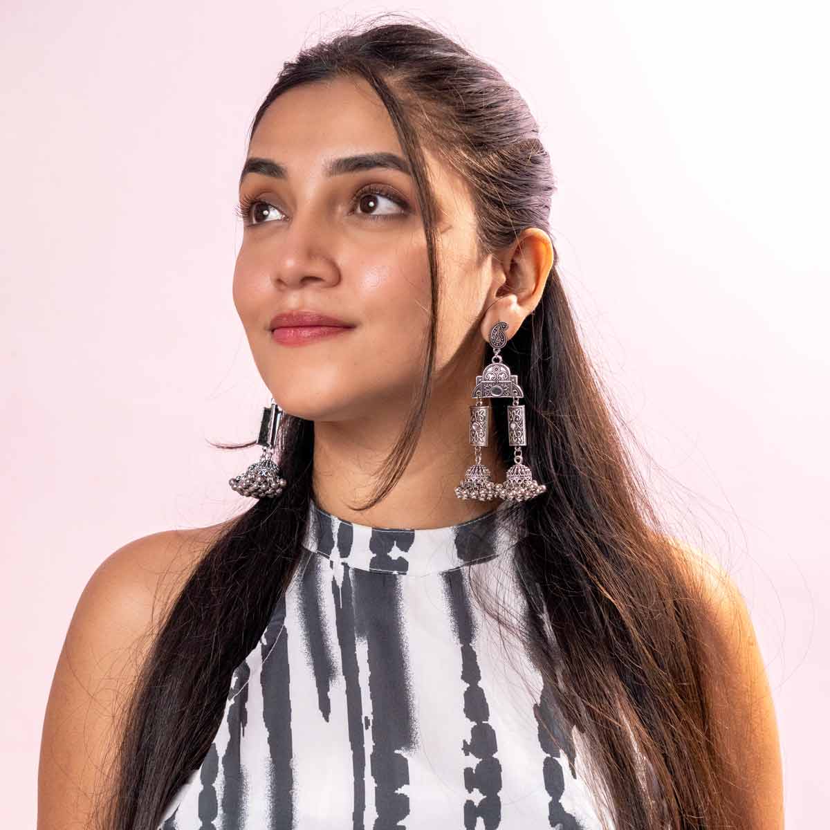 Kanchan Jhumka Earrings