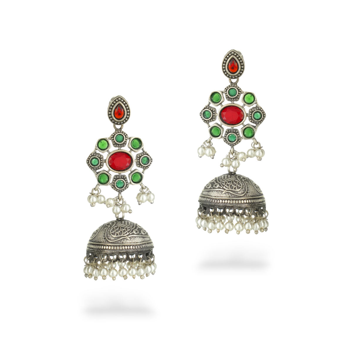 Noor-e-Morni Jhumka Earrings