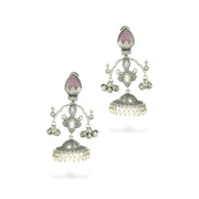Tejasvi Pearl Jhumkas