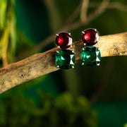 Rangmahal Duo Stud Earrings